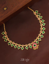Palakka Long Haram Necklace with Pendant  PP100218